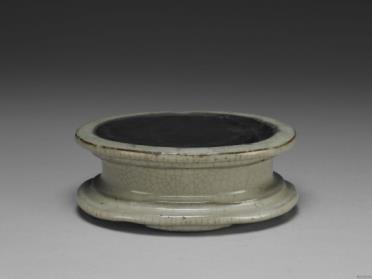 图片[2]-Oval ink stone with celadon glaze, Southern Song to Yuan dynasty-China Archive